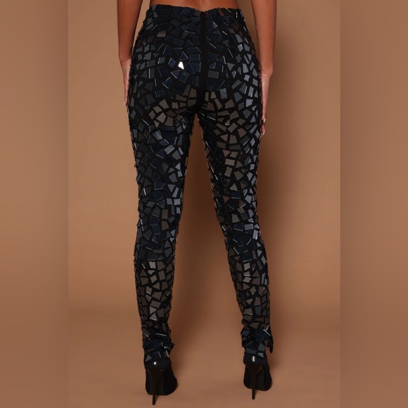 Fashion Nova Mirror Pants - Picture 5 of 6
